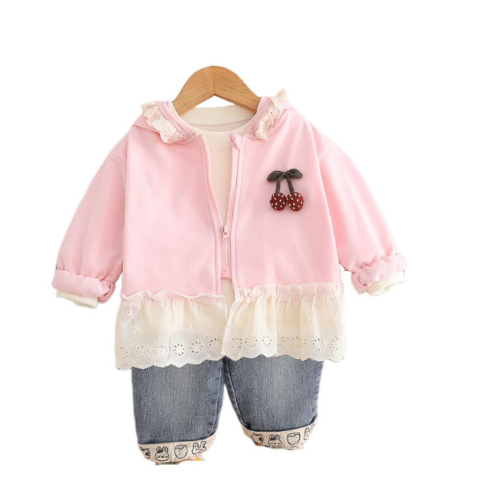 Kids Casual Long-Sleeve Set, Comfortable Daily Wear Outfits