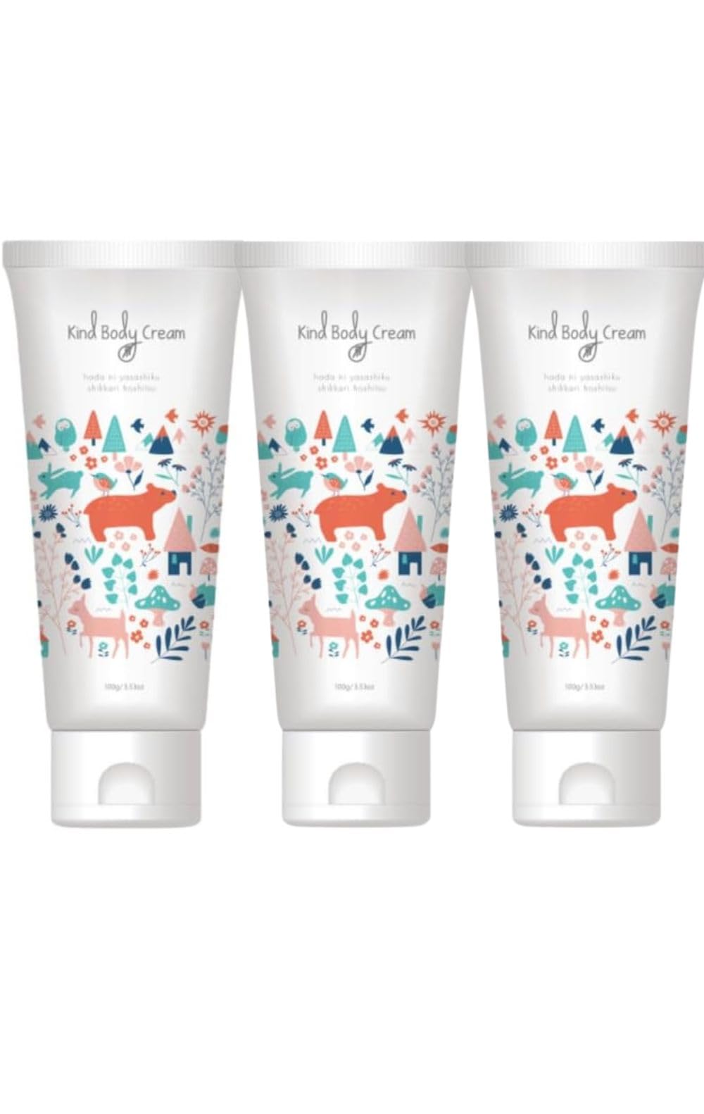 

от активного KindBodyCream Для тех, кто живет с животными Крем для рук 100 г x 3 флакона в наборе Без запаха Сделано в Японии Без внешней коробки [Под присмотром грумера]
