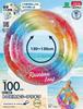 Igarashi 100cm Inflatable Ring Tropical Reef Inflatable Ring with Rope RLE-100E