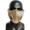 Mortal Kombat Scorpion Latex Half Face Mask For Halloween Costume And Cosplay