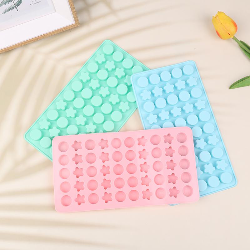 Mini Pentagram Silicone Chocolate Mold Jelly Block Bar Mold Kitchen Baking