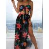 European & American Sexy Bikini Three-Piece Set with Split Long Dress Swimsuit - Women's 2025 Collection.