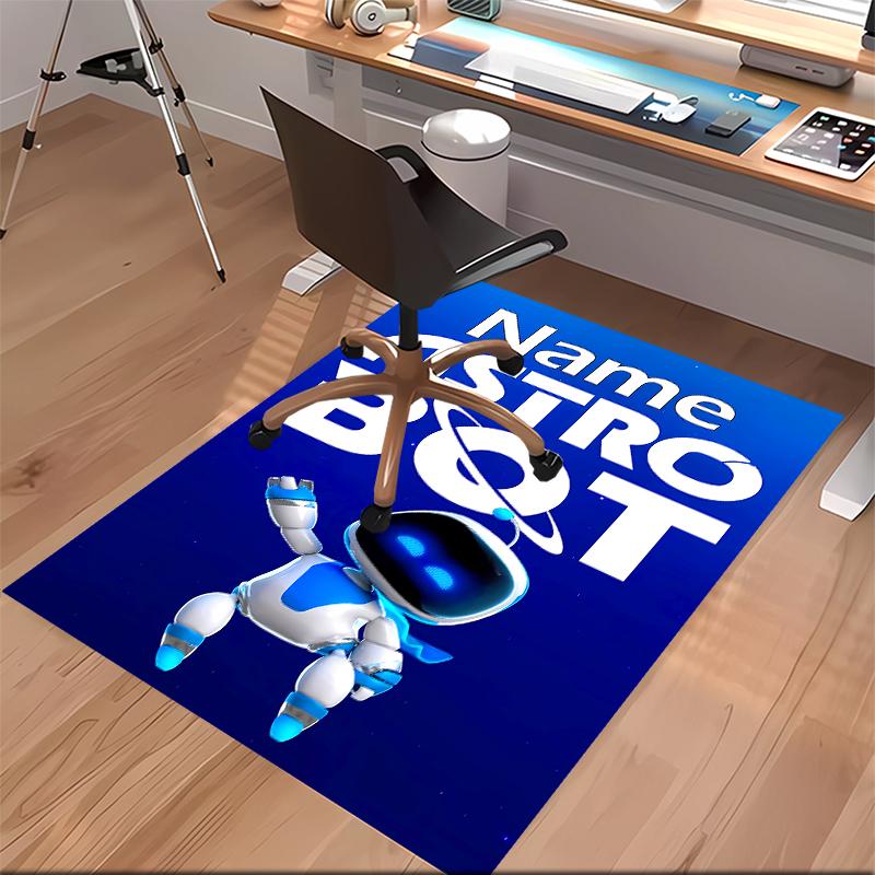 Custom personalization Astro Bot Print Area Rug - Soft, Washable Non-Slip Indoor Mat,Living Room,Home&Office Decorative Rug