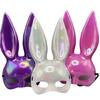 Lovely Masquerades Mask Rabbit Ears Mask Rabbit Half Face Mask Cosplay Halloween Costume Accessory for Birthday Party