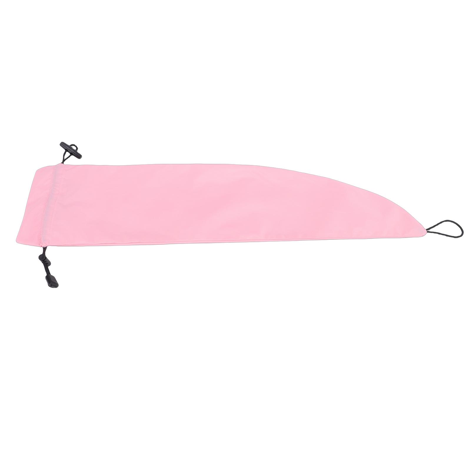 Tomtop Jms Women's Pink Water Proof Hair Sleeve For Long Hair Ponytail Washing Shower Cap For Gym Pool Beach
