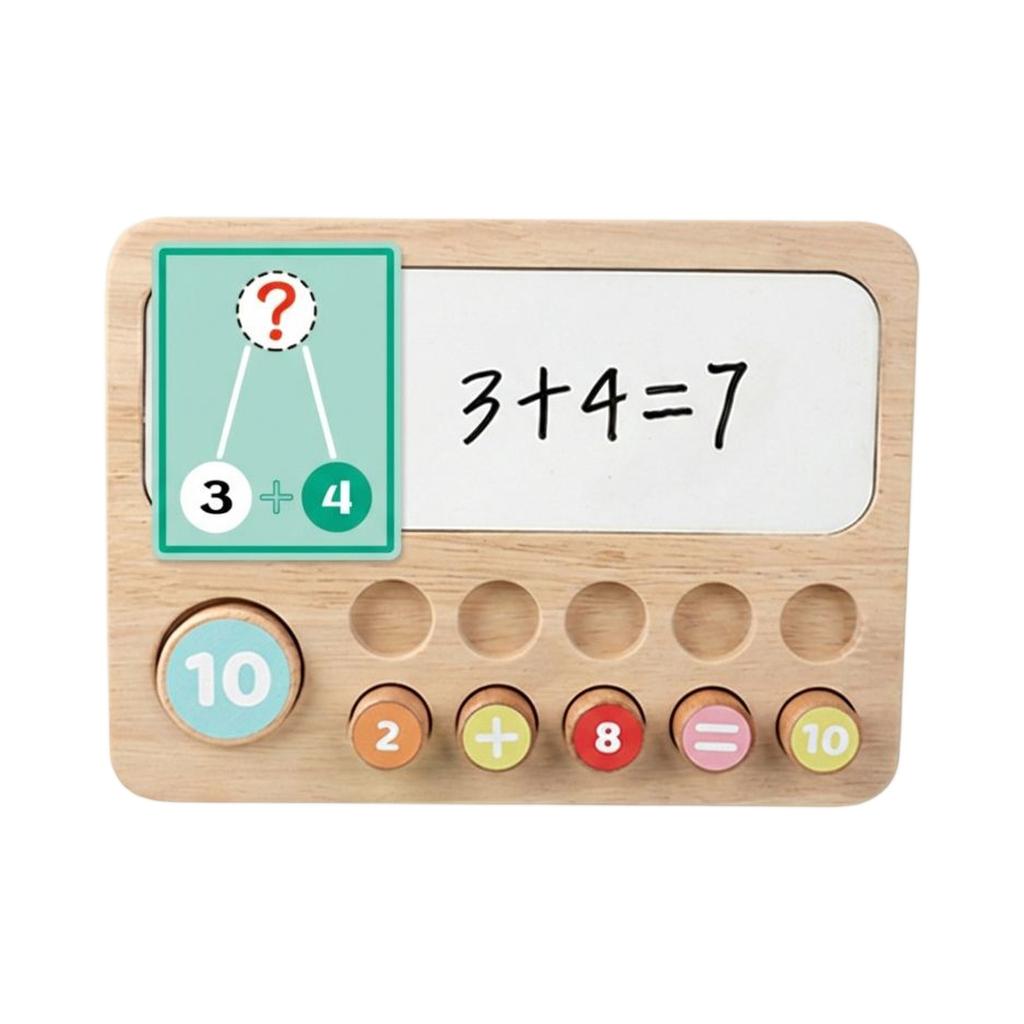 Children's Wooden Early Education, Numerical Addition And Subtraction, Logical Thinking Training, Puzzle Toy