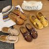Retro Versatile Soft Sole Inner Height Increase Women's Autumn New Lace-up Casual Lazy Light Going Out Single Shoes
