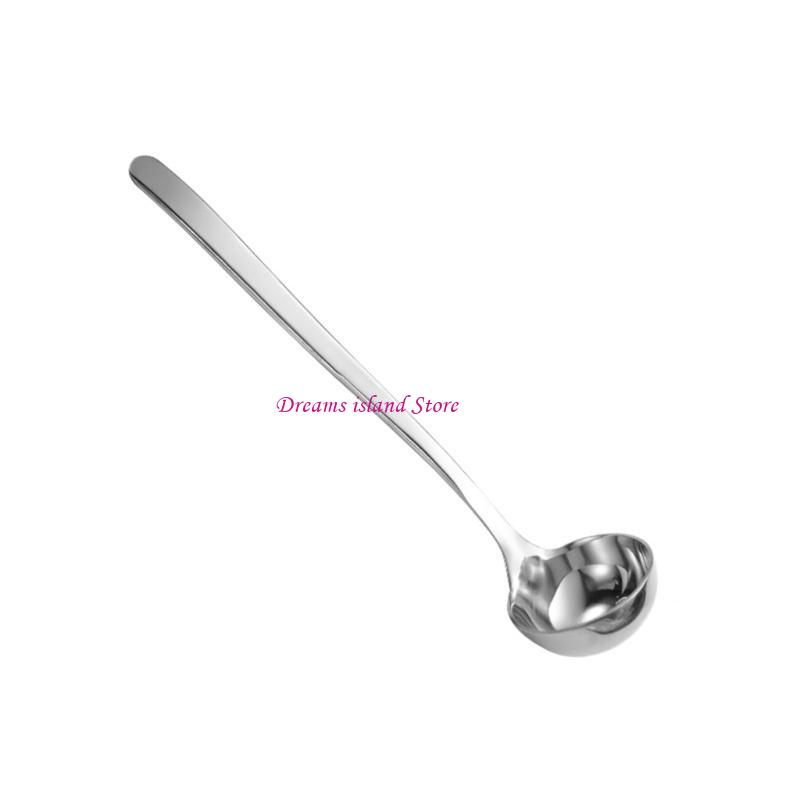 Coffee Spoon Long Handle Cocktails Stirring Spoons Stainsless Steels Dessert Spoon Ice Cream Spoon Dishwasher Safe HX6C