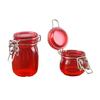 2 Pcs Miniature Storage Jars Doll House Mini Transparent Jar with Lid