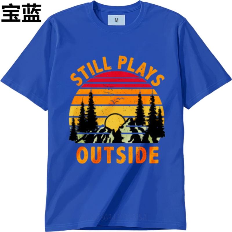 Solid Color Unisex Oneck T Shirt Casual Still Plays Outside Sunset Forest Scene Minimalist For Unisexs Male Tshirt Brand