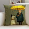 Copricuscino d'Arte P-Sam Toft Set Federe in Lino Naturale, Decorazione All-In-One per Divano, Camera da Letto e Sedia