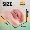 Male Masturbator Pocket Pussy Realistic Vagina Sex Toy For Men Sexy Double Channel 3D Anus Vagina
