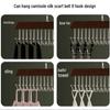 Douyin Multifunctional Tie & Camisole Hanger with 8 Solid Wood Hooks