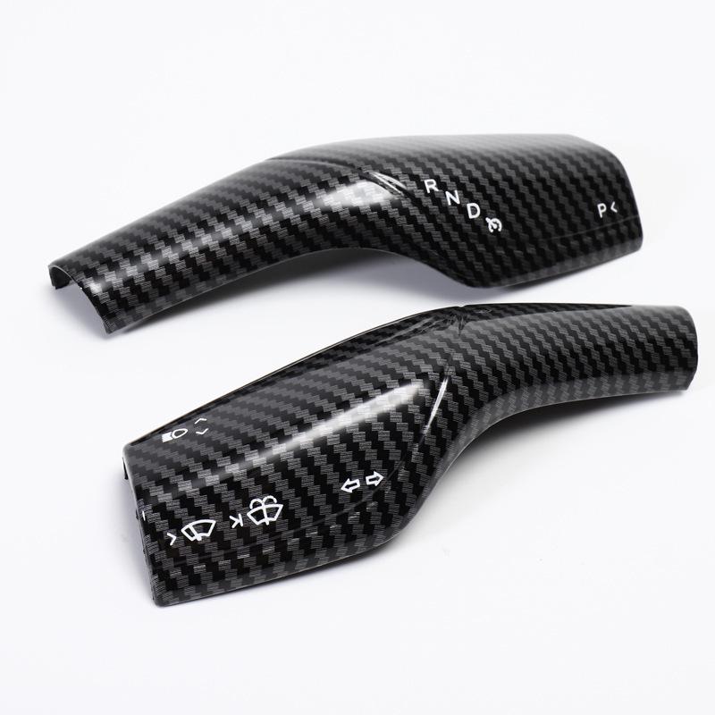 Tesla Model 3/Y Carbon Fiber Gear Shift Lever & Steering Column Cover