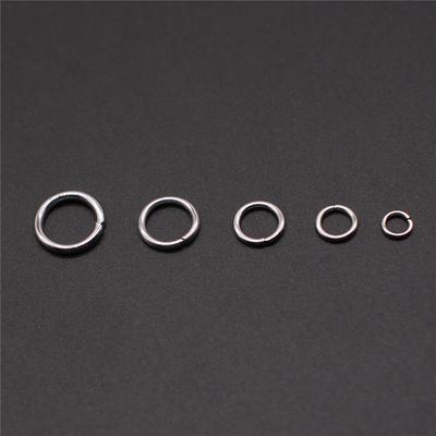 Stainless Steel Closed Rings Split Rings 5 Sizes Stainless Color Jewelry Making Craft Parts Style Closed Jump Ring