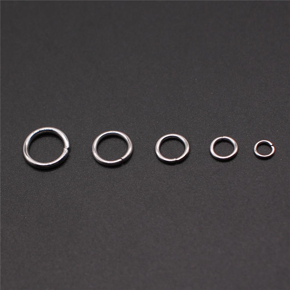Stainless Steel Closed Rings Split Rings Bulk Connectors For DIY Projects