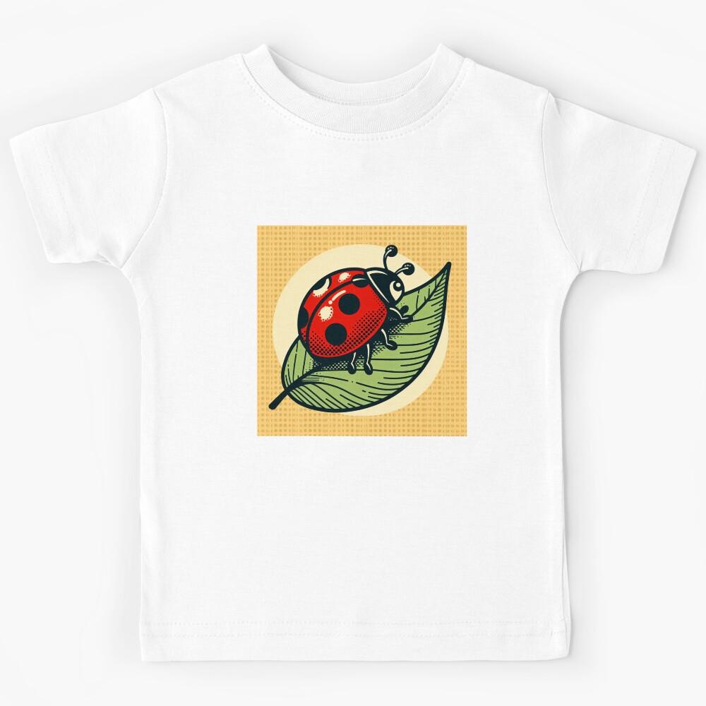 Ladybug Pop Art Style Kids T-Shirt 140