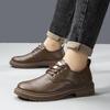 Leather Shoes New Men's Casual Leather Shoes Versatile Men's Business Leather Shoes Solid Color Shoes Leather Shoes