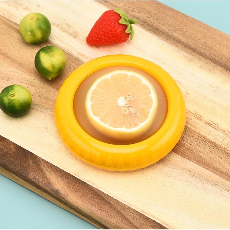 Kreative Obst Crisper Silikon Film Versiegelt Mini Kühlschrank Lagerung Box Gemüse Avocado Zitrone Lagerung Box
