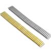 22mm Edelstahl Elastisches Armband Gold Dehnbar Metall Uhrenarmband Herren Damen Ersatz Armband