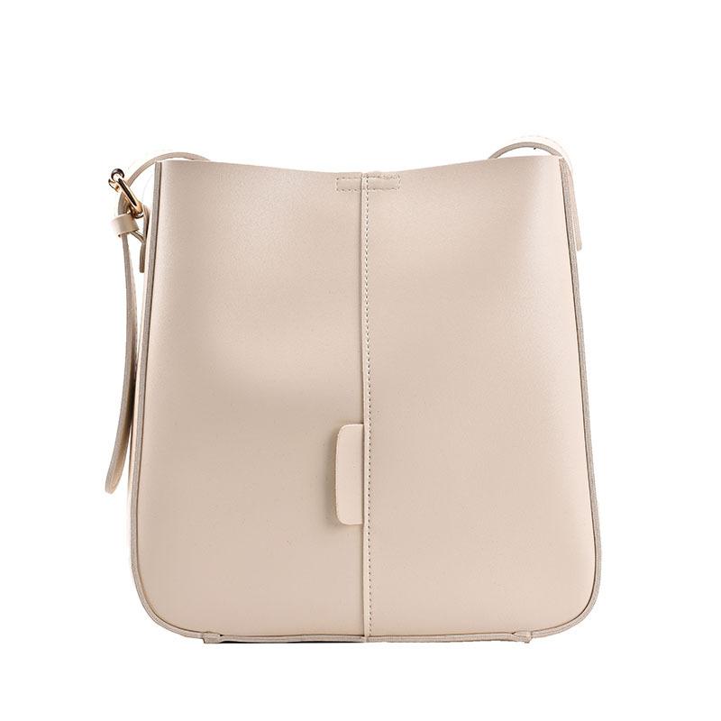 Versatile ins large-capacity bag women's 2025 new trendy fashion Korean version bucket bag niche messenger bag underarm bag