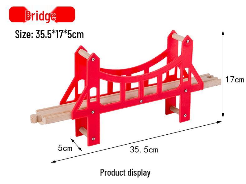 Children's Intelligent Train Track Building Blocks with Early Education Car and Variable Track