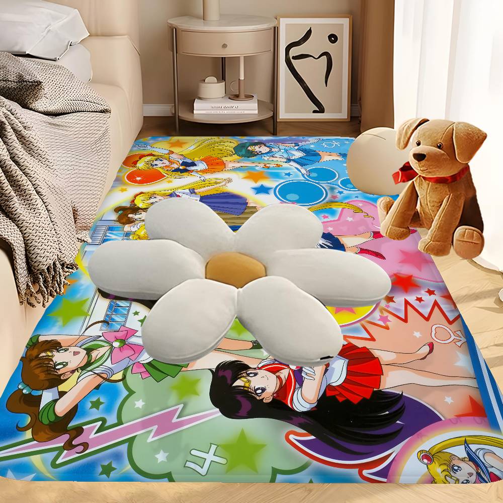 S-Sailor Girl M-Moon Floor Mat Nordic Style Home Doormat Bathroom-Toilet Mats Bedroom Hotel Decor Mat