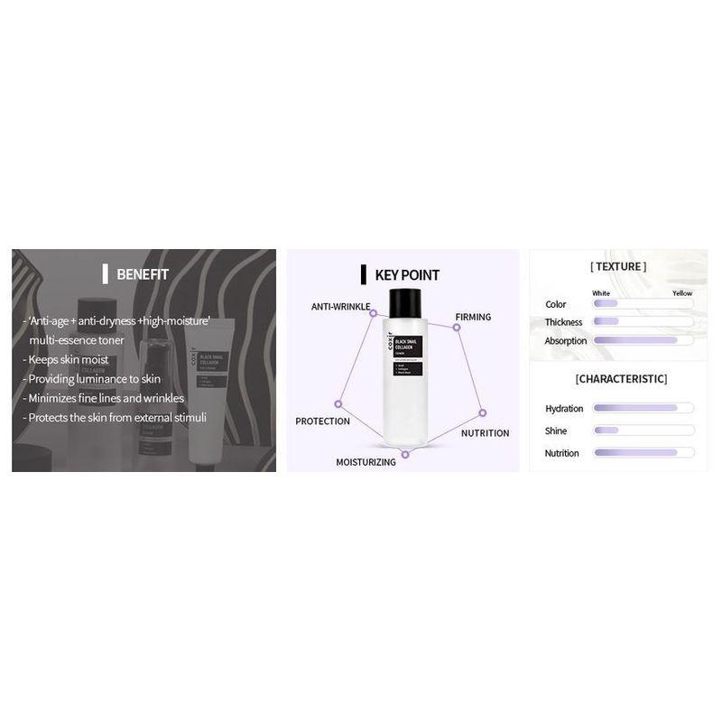 Coxir - Black Snail Collagen Toner Mini
