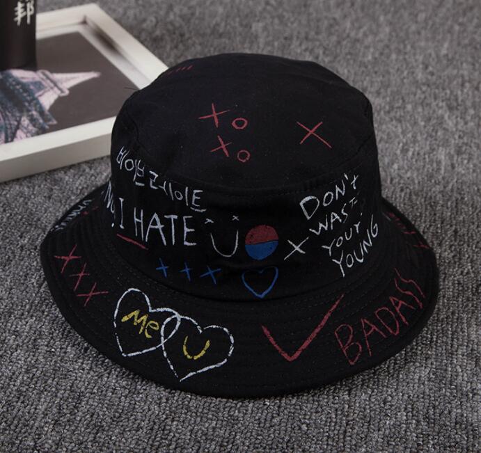 Don t Waste Your Young Full Printing Bucket Cap Stock чёрный