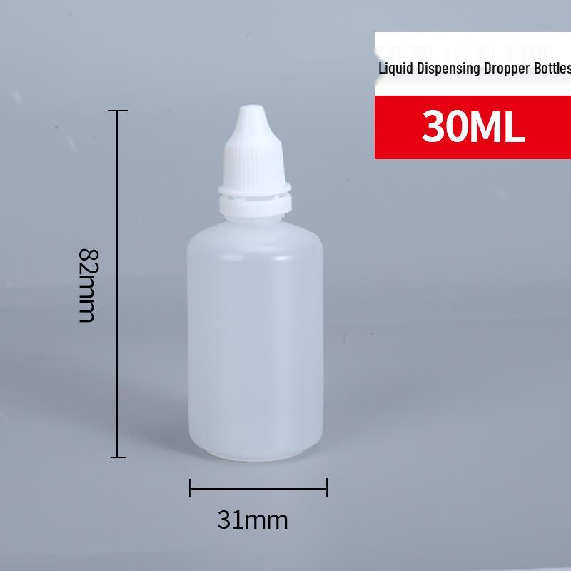 בקבוקי פלסטיק עם טפטפת 5, 10, 20 מ"ל - לחיצה/חלוקה לנוזלים ודיו