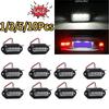 6 LED Car License Number Plate Light For SUV Truck Trailer Van Tag Step Lamp White Bulbs Car Products License Plate Lights