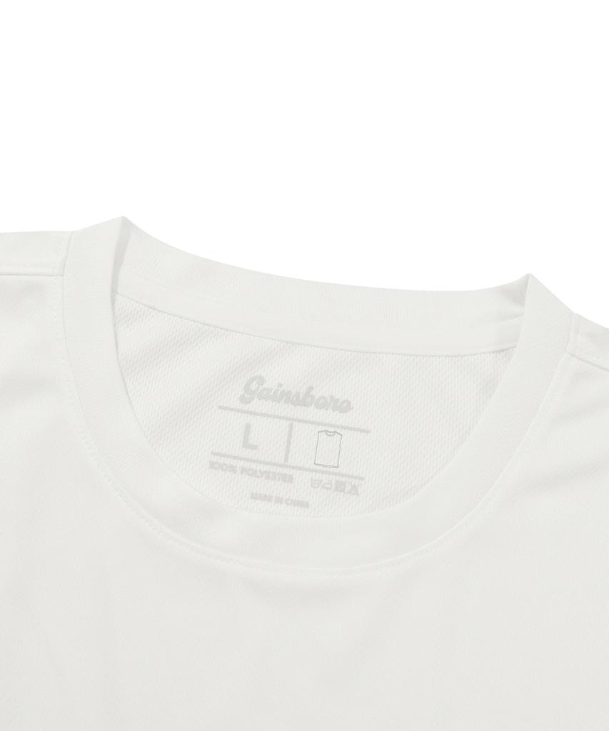 GAINSBORO Oversized Cool Micro Ice Sleeveless White