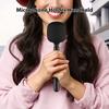 Microphone Holder Handheld Adapter Lavalier Mic Handle with Flag Station Windproof Foam for Video Recording Interview Podcast Reporting