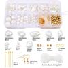 10-Grid ABS Pearl Bead Set for DIY Bracelets and Phone Chains