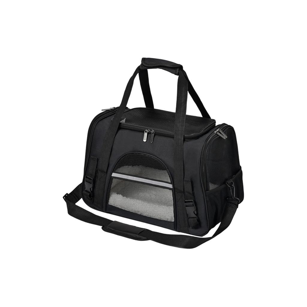 Portable Pet Carrier For Travel, Hand-held, Single-shoulder, Or Cross-body, Foldable, Breathable, Transparent Pet Bag For Cats And Dogs