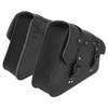 Vintage Motorcycle Saddlebags Universal Fit PU Leather Waterproof Large Capacity Side Bags Upgrades for Rear Left Right