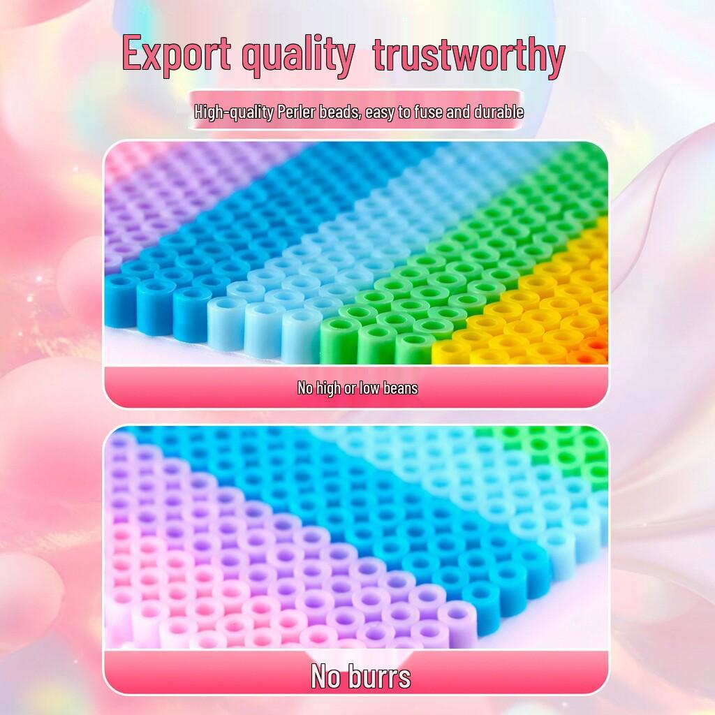 264-Color Fuse Beads 2.6mm, 1kg Pack - Safe & Eco-Friendly Refill