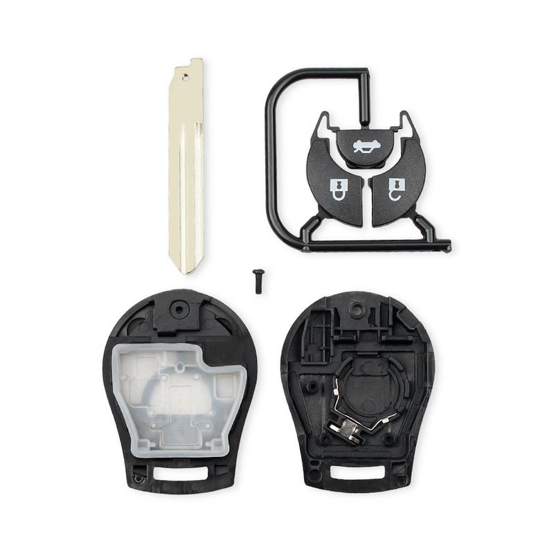 KEYYOU Remote Key Shell For Nissan Sylphy Cube Juke Rogue Micra Qashqai Altima Maxima Sentra Versa 2/3/4 Buttons Uncut Key
