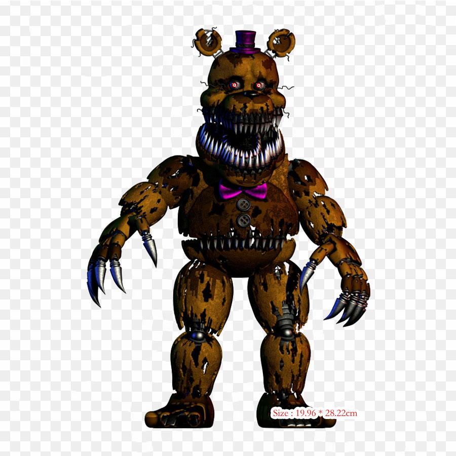 Five Nights At Freddy's 4 Fredbear's Family Diner Bügelbilder zum Aufbügeln für Kleidung, T-Shirts, Taschen, Wärmetransfer-Aufkleber, Aufnäher zum Aufbügeln