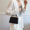 New Pressure Shell Square Portable Box Bag Women's Spring Texture Chain Single Shoulder Oblique Span Bag