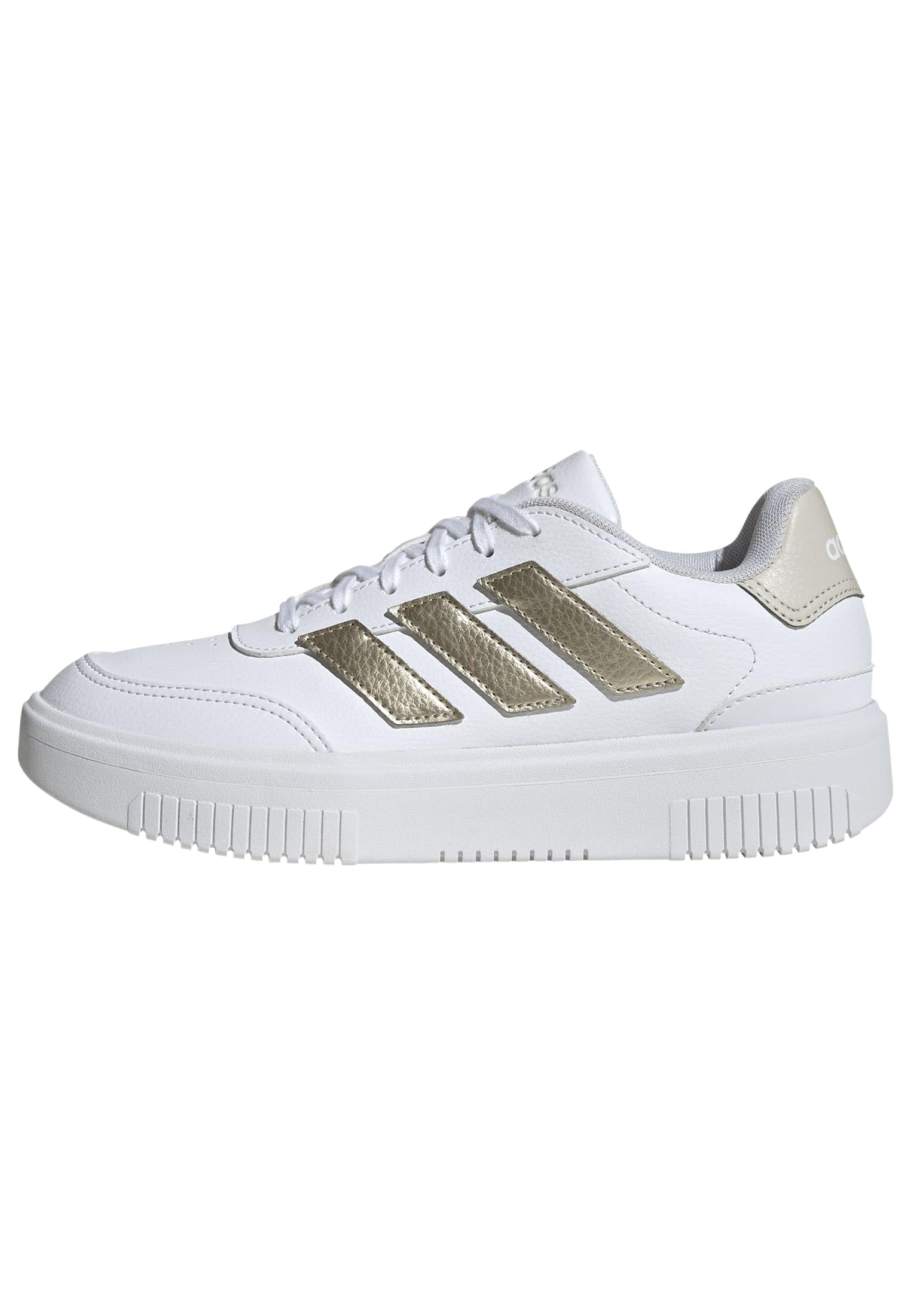Adidas COURTBLOCK BOLD NKS30 Footwear Grey Size cm Women s Sneakers, White/Cyber Metallic/Orbit (JI2203), 22.5