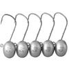 5Pcs 3.5G 5G 7G 10G Worm Hook With Round Sinker Offset Fishing Hook High Carbon Steel Jig Head Crank Hook Carp Anzol Fishhook