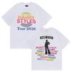 Harry Styles Tour Mundial Juntos 2026 Merch Camiseta Unisex para Hombres y Mujeres Moda Vintage Algodón Puro Camiseta Top de Manga Corta Verano 2026