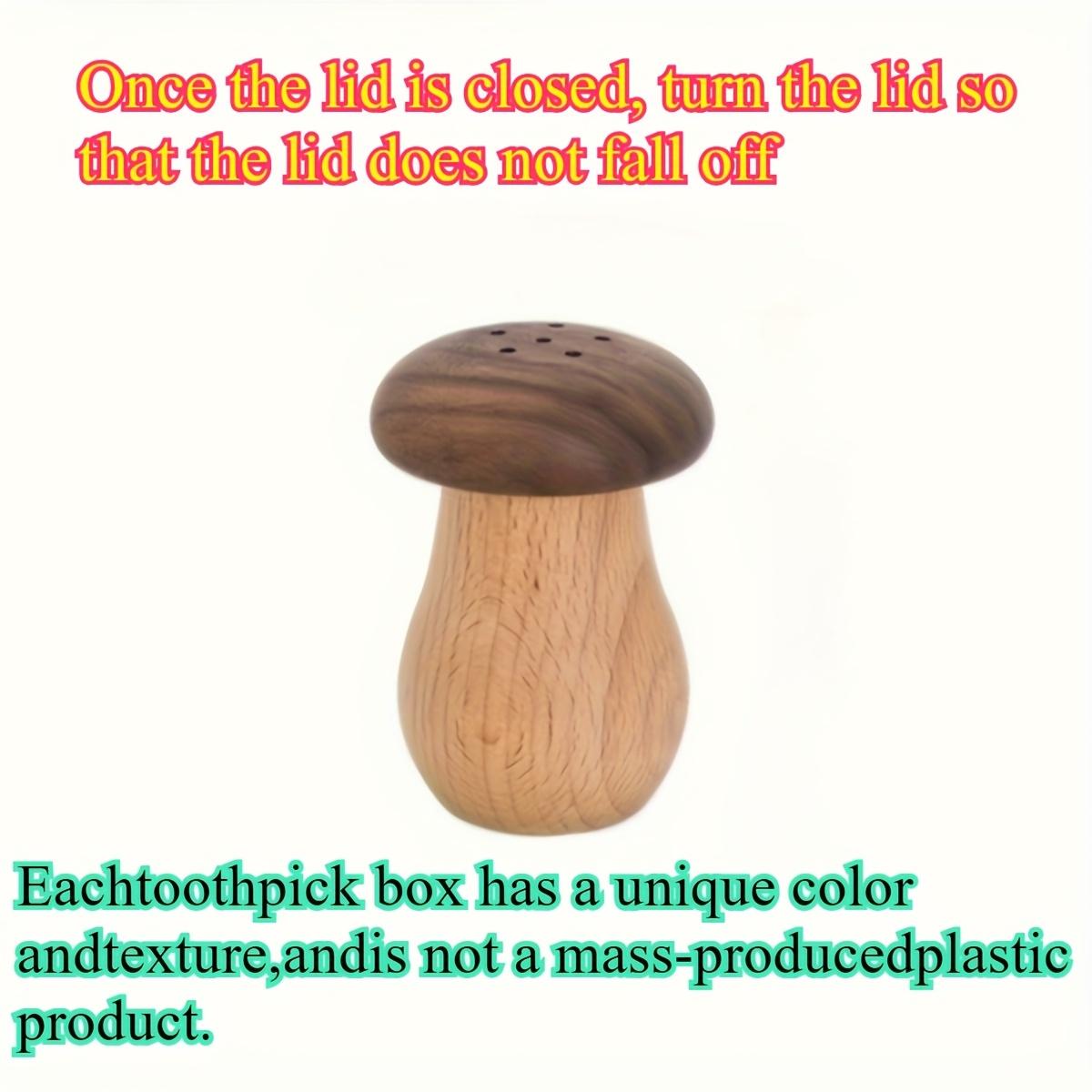 

Очаровательная зубочистка, очаровательная зубочистка в форме гриба, идеально подходит для кухонь, столовых и семейных обедов, идеальный подарок на дни рождения шоколадный коричневый