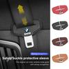 2pcs Car Seat Belt Buckle Cover Protector Anti-collision Case For G30 G20 M3 M5 E91 E92 E93 E36 E70 X3 X4 X5 X1 E39 F30
