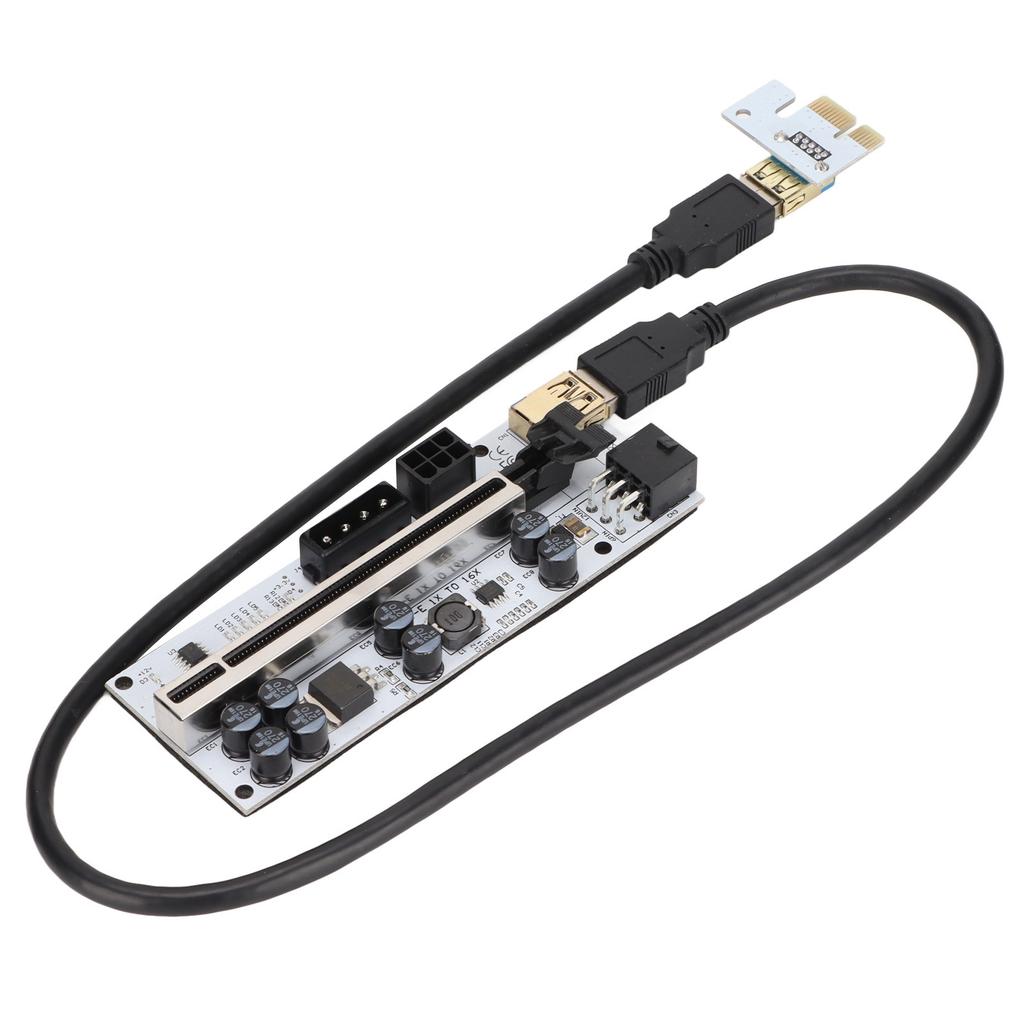 Riser-Adapterkarte 8 Excicon-Kondensatoren Mehrschichtige Abschirmung Feine Verarbeitung PCIE-Riser