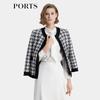 PORTS Women's French Imported Tweed Jacket LM8J046MFQ070