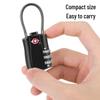 TSA Customs 3-Digit Zinc Alloy Lock for Suitcase & Bag
