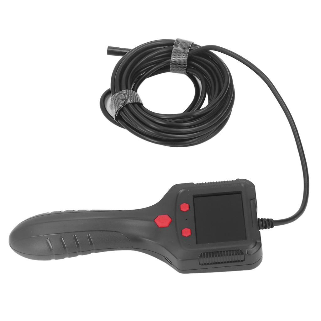 Průmyslový endoskop s kamerou, ruční inspekční boroskop, 2,4palcový LCD displej, 8mm objektiv, IP67, vodotěsný