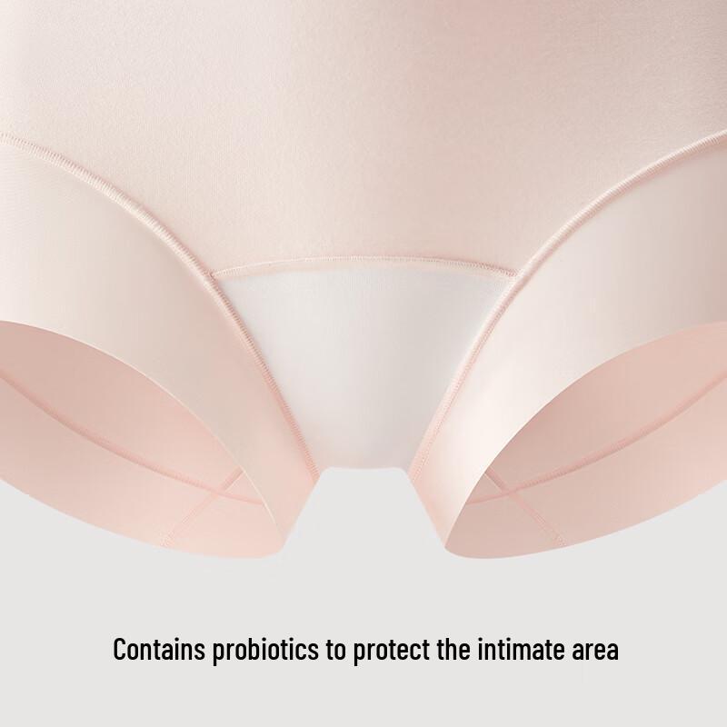 Women's 7A Antibacterial Probiotic Cotton Mid-High Waist Briefs (2-Pack)